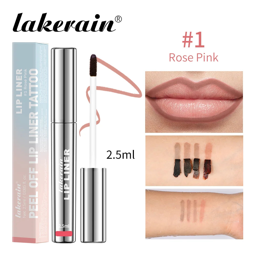 Zaphira™ Tattoo Lip Liner – Peel-Off, Matte & Long-Lasting
