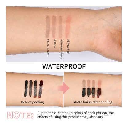 Zaphira™ Tattoo Lip Liner – Peel-Off, Matte & Long-Lasting